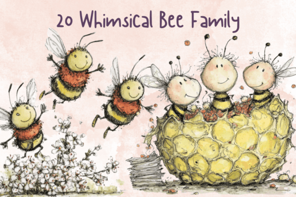 Bringing Stories to Life: The Creative Power of Whimsical Bee Family Clipart
