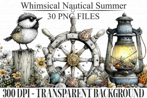Evaluating the Whimsical Nautical Summer Clipart Bundle for Coastal Design Projects