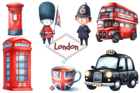 London Clip Art for Designers